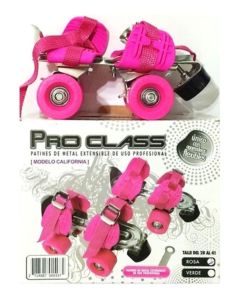 Patines 4 ruedas PRO CLASS rosa