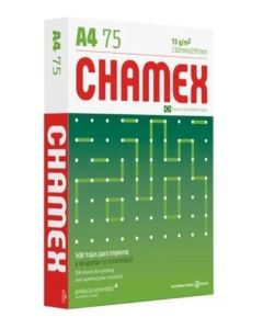 Resma A4  75 grs. x500 hojas