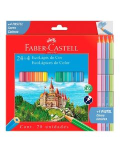 Lapices de colores Largos x24 unidades