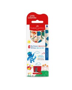 Lapices De  Colores Faber Jumbo 6 Colores