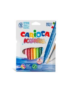Marcador Punta pincel Carioca Acquarell x12 Unid.