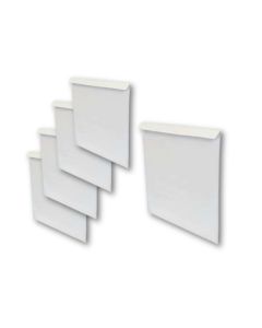 Sobre papel obra/blanco A4 (24x30)  Pack de 5 unidades