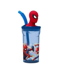 Vaso con soberte y Figura de Spider-Man
