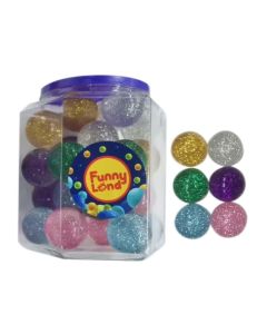 Pelota Saltarina glitter 4,5 cm