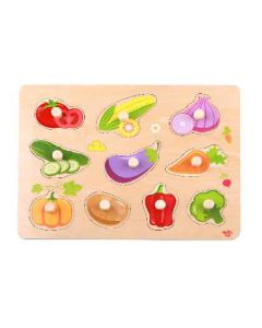 Puzzle Encastrable Vegetales de Madera