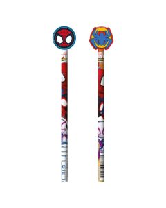 Lapiz con goma forma spidey
