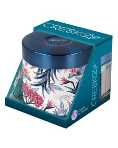 Recipiente de acero inoxidable antigoteo Flowers 600ml (CK381)