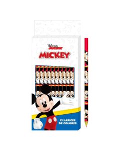 Lapices de colores Mickey mouse x12 unidades