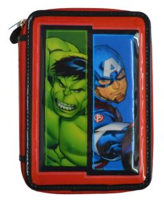 Cartuchera 2 pisos Avenger con utiles