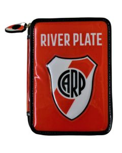 Cartuchera 1 piso River con utiles