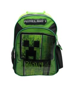 Mochila espalda 18' minecraft creeper