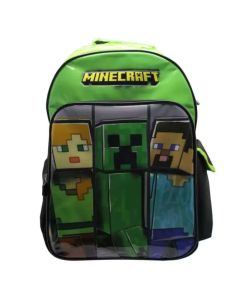 Mochila espalda 18' minecraft personajes