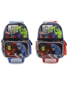 Mochila con carro avengers 16'   'Varios modelos'