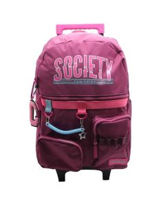 Mochila con carro 18´´ society