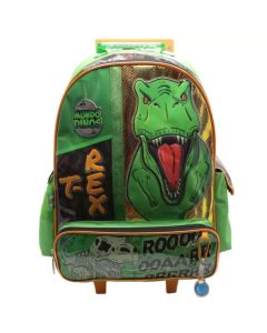 Mochila con carro 18' mundo dinos t-rex 18´´