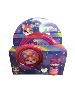 Set Plato + Bowl + Vaso Simones (SI494)