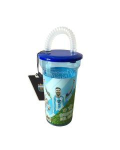Vaso Plastico con sorbete Afa 400 ml (AF028)