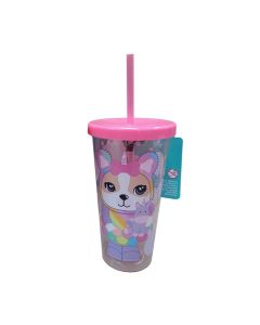 Vaso Plastico con sorbete Simones 680 ml (AI475)