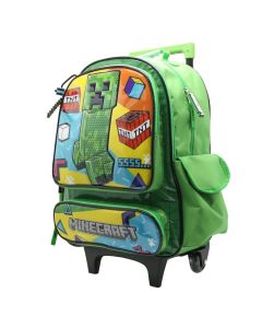 Mochila con carro 16' Minecraft (MI213)