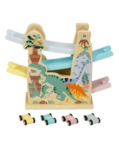 Pista de Madera didactica para Autos