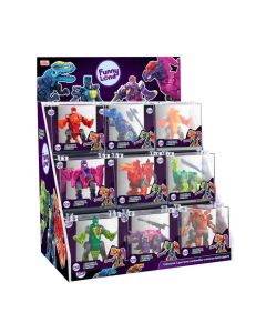 Robots transformer 10 cm en display acrilico