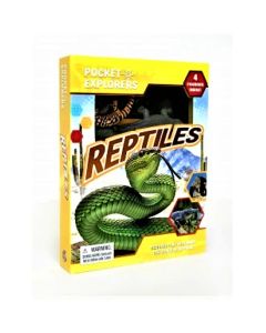 Pequeños exploradores reptiles + 4 figuras