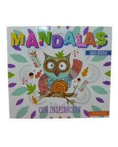 Libro mandalas para pintar con inspiración buho