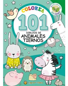 colorea 100 dibujos de animales tiernos