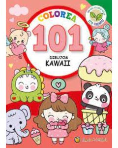 colorea 100 dibujos de kawaii